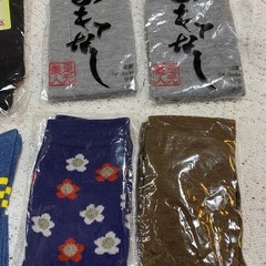 9足まとめ売　レディース靴下　綿100%など　五本指ソックスありの画像