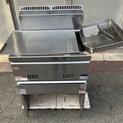 【動確済み】マルゼン 業務用フライヤー MGF-13WJ 都市ガス 13×2L 26L 業務用 ガス フライヤー 揚げ物 店舗用品 唐揚げ 厨房機器 大阪