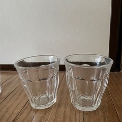 [美品]デュラレックス ガラス製コップ/大小4つの画像