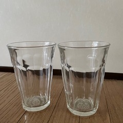 [美品]デュラレックス ガラス製コップ/大小4つの画像