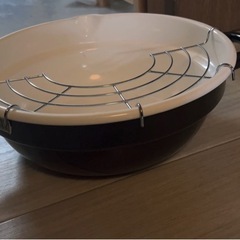 ホーロー天ぷら鍋
