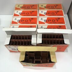 ステープラー 杉本伸線 HAND BOXER SPOT SS-18M/M 替え芯10ケース+α付きの画像