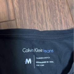 Calvin Klein ブラック M 長袖Tシャツの画像