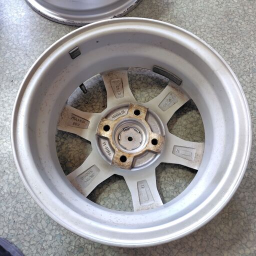 中古13インチアルミホイール 軽自動車各種 4本セット 送料込み ☆SPDRT アルミ ホイール 4本セット 13インチ 4.5J ＋45？ PCD