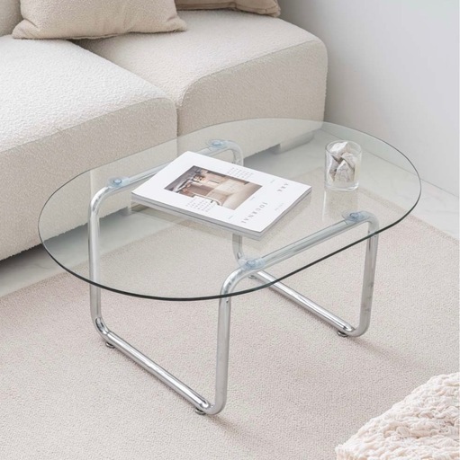 良品 ホワイト ガラステーブル 100x50 x43.5cm 安心の8mm強化ガラス使用 ローテーブル (たこ) 大阪のテーブル《座卓、ローテーブル 》の中古あげます・譲ります｜ジモティーで不用品の処分