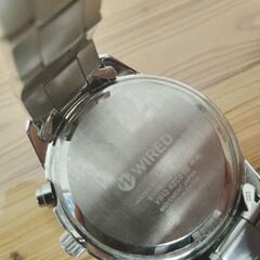 セイコー WIRED ワイアード VR42-KZC0 クロノグラフ ソーラー充電 10気圧防水 リストウォッチ ブルー系 SEIKO 札幌市 中央区 南12条店の画像