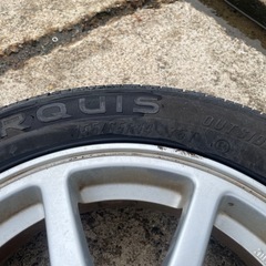 155/65R14　アルミホイール付夏タイヤ　2本のみの画像