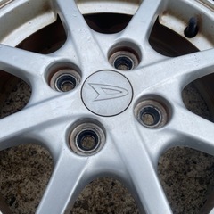 155/65R14　アルミホイール付夏タイヤ　2本のみの画像
