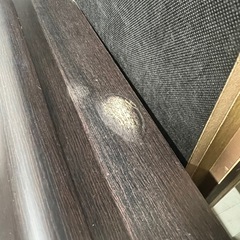 【無料】セミダブル ベッドフレームのみ 傷や膨らみありの画像