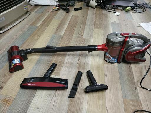 アイリスオーヤマ 電気掃除機 3wayスティッククリーナー IC-S55KF-R