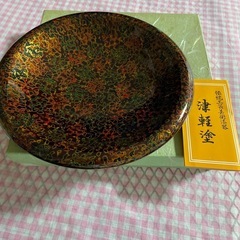 津軽塗り(菓子皿)①の画像
