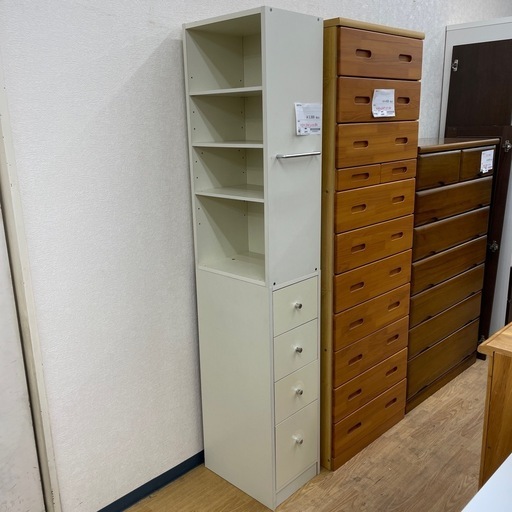 ☆ジモティ割あり☆チェストブラック 木製モダンなデザイン H123×W80×D48 クリーニング済み KJ8294 (リユースのサカイ)  春日部の収納家具《タンス、衣類収納》の中古あげます・譲ります｜ジモティーで不用品の処分