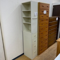 ☆ジモティ割あり☆ タンス H135×W88×D41 クリーニング済み SJ1963 - 収納家具