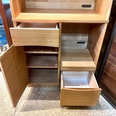 《売約済》【池上店】【～4/14限定SALE！店内全品20%お値引き！】 unico SIGNE ウニコ シグネ キッチンボード カップボード 食器棚 キッチンキャビネット 北欧スタイルの画像