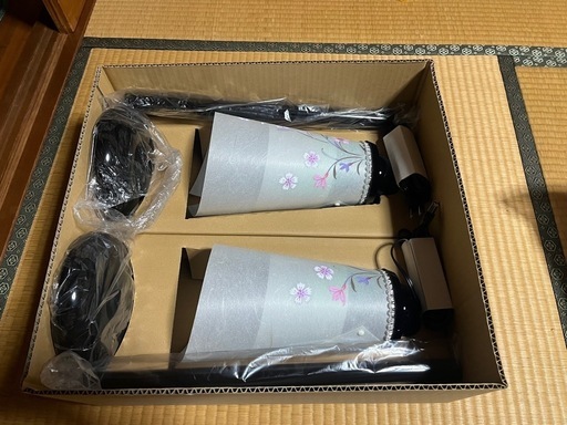 あんどん　仏壇用　黒塗行灯5号　未使用