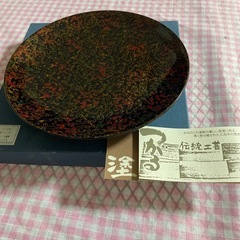 津軽塗り(菓子皿 )②在庫3有の画像