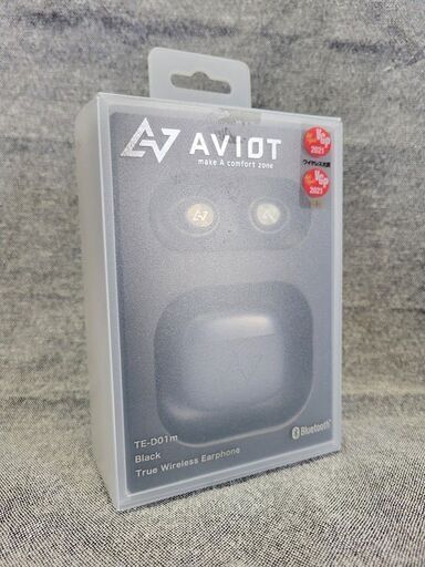【店頭引き取り限定】AVIOT 完全ワイヤレスイヤホン TE-D01m　ブラック