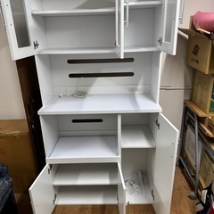 ニトリ レンジボード 食器棚 120cm 買取しました。ホワイト | 愛知と岐阜のリサイクルショップ 再良市場