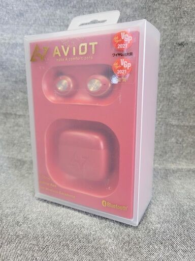 【店頭引き取り限定】AVIOT 完全ワイヤレスイヤホン TE-D01m　レッド