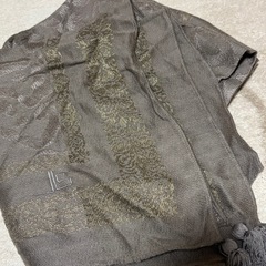 ストール　ショール 大判ショール　日本製 毛とシルク