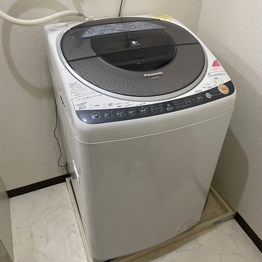 洗濯機 パナソニック 全自動洗濯乾燥機 エコウォッシュシステム NA-FR80S5 洗濯8kg 乾燥4.5kg ホワイト 2011年製