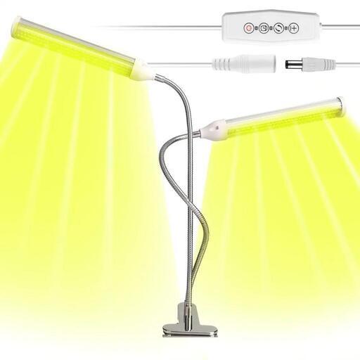 植物育成ライト　LED　2ヘッド