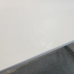 【パソコンデスク/ホワイト】クリーニング済　管理番号11302の画像