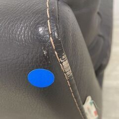 NICOLETTI ニコレッティ Eco(エコ3) 2.5人掛けソファ 総本革張り ダークブラウン イタリア製 中古家具 店頭引取歓迎 R9209の画像