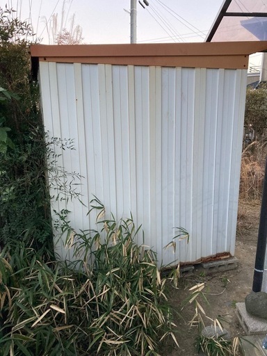 中古【倉庫・物置】☆秋の売り尽くしセール品☆観音開きタイプ 一坪倉庫「あっとハウス」