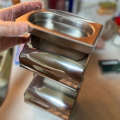 トイレットペーパーホルダー　レトロな灰皿付きの画像