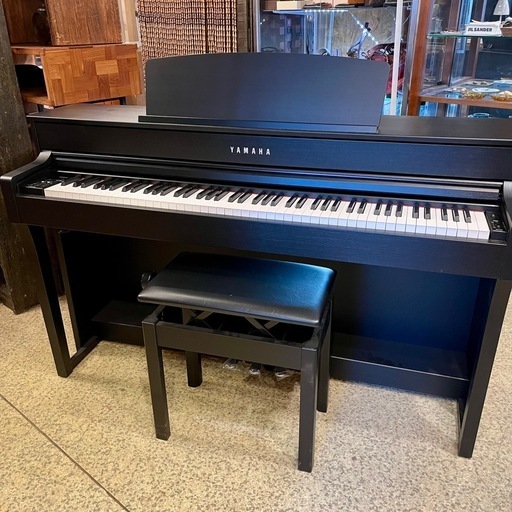 【池上店】 YAMAHA ヤマハ 電子ピアノ CLP-645B Clavinova クラビノーバ　ブラックウッド調 88鍵盤 2019年製造 ピアノ  イス付き