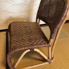 無料！美品　籐の椅子　１６、１７日限定　複数取引優先の画像