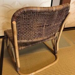 無料！美品　籐の椅子　１６、１７日限定　複数取引優先の画像
