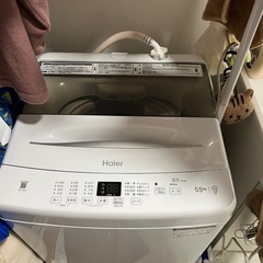ハイアール 洗濯機 5.5kg 2020年製