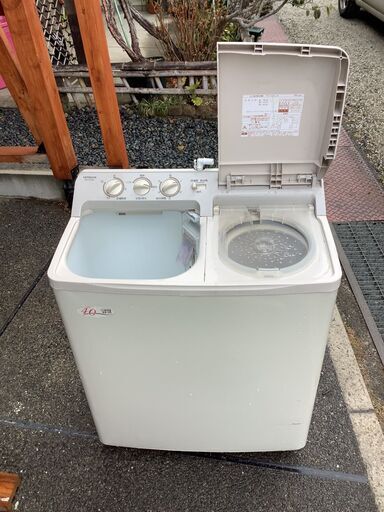 2003年製4.0K 日立 2槽式電気洗濯機 PS-H40L (M&S) 堅田の生活家電《洗濯機》の中古あげます・譲ります｜ジモティーで不用品の処分