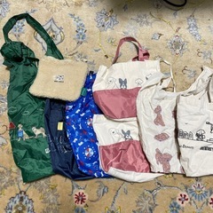 犬柄エコバッグ他　0円