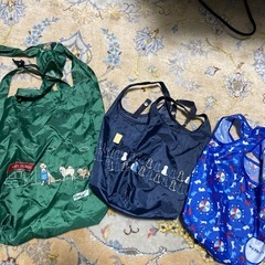 犬柄エコバッグ他　0円の画像