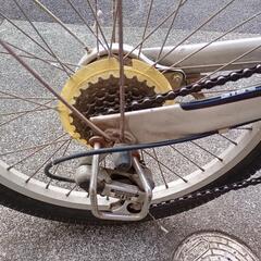 折りたたみ自転車 20インチ6段変速 武田産業の画像