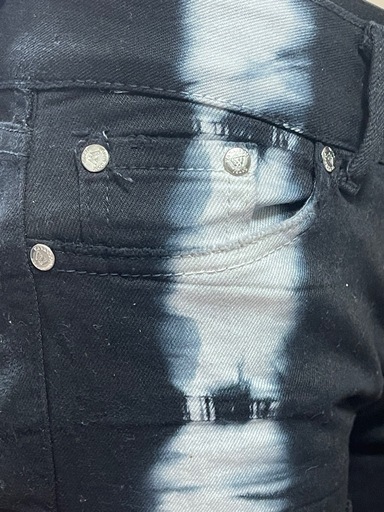 made in USA ダメージ ストレッチパンツ