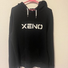 XENO ブラック パーカー スウェットパンツ セットの画像