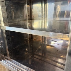 006　調理台　引き戸両面仕様 厨房機器 の画像