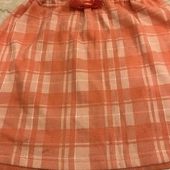 女の子　チェック　スカート　120の画像