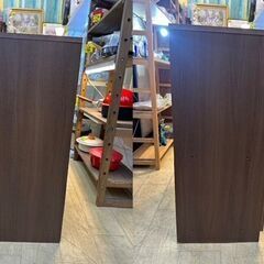 ② ニトリ フォルムN レンジボード キャビネット レンジ台 食器棚 扉2枚 スライドテーブル ブラウン 木目模様◇幅60㎝×奥行49㎝×高…  (買取帝国 朝霞店) 朝霞の収納家具《食器棚、キッチン収納》の中古あげます・譲ります｜ジモティーで不用品の処分