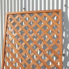 配達先決定🚚　無料配達します🚚ガーデニングに💖細枠ブラウンラティス💖90×180㎝💖の画像