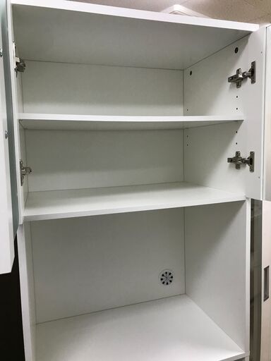 幅60cm キャビネット(フォルムN SK1860 WH) 食器棚 ダイニングボード カップボード キッチン収納 ニトリ : 8880520 : ニトリ  Yahoo!店 - 通販 - Yahoo!ショッピング
