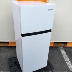 ハイセンス 【右開き】120L 2ドアノンフロン冷蔵庫 エディオンオリジナル ホワイト HR-B1201