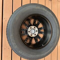 新車外し! ランドクルーザー 250 系 純正 ホイール＆タイヤ 4本 セット 18インチ 7.5J PCD139.7 ダンロップ 265/65R18の画像