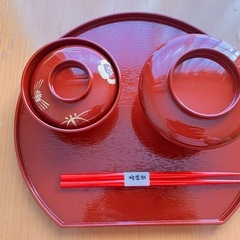 お食い初め食器男の子用•100日祝いレターバナーセット