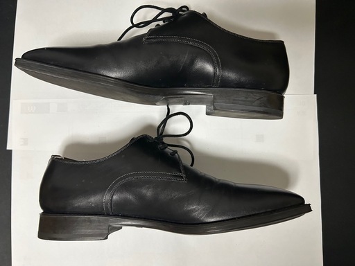 Santoni プレーントゥ　ビジネスシューズ　美品　イタリア製