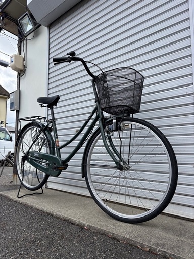 整備士による点検済み】☆前後タイヤ良品☆ 26型軽快車防犯登録料込価格︎‼︎ (しゃりん)  岡山の自転車の中古あげます・譲ります｜ジモティーで不用品の処分